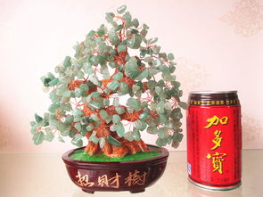 黃水晶招財樹擺件 酒類經營與家居辦公的創意工藝品批發指南